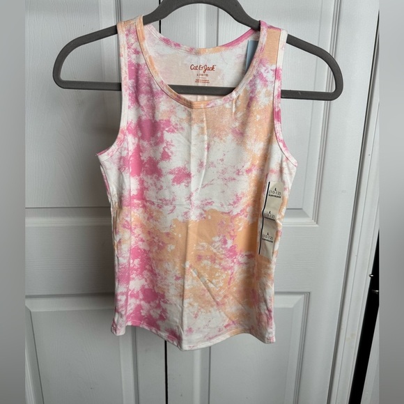 Cat & Jack Other - Cat & Jack kids 'Pink and Orange Tie-Dye Tank Top Size 10/12 
NWT
